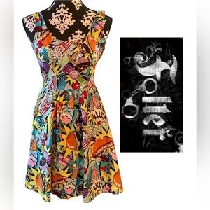 Modcloth x Folter Good Enough to Eat A-Line Dress - Size XS